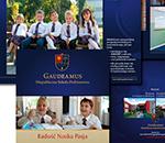 Gaudeamus - folder reklamowy szkoły