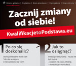 Ego - projekt Pewna Sprawa kwalifikacje to podstawa, strona www