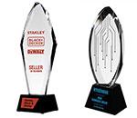 Trofea szklane, spersonalizowane